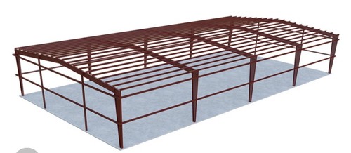 Steel frame building 100ft - building,