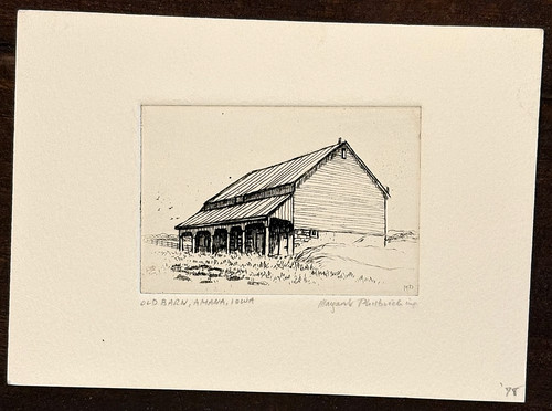 Old barn amana - iowa,, by