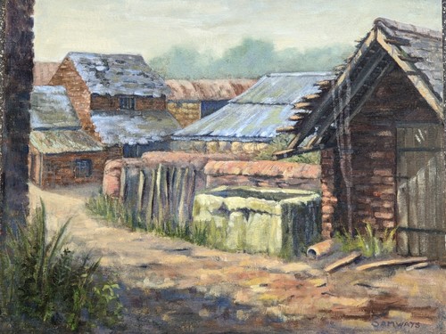 Vintage original oil painting - vintage,