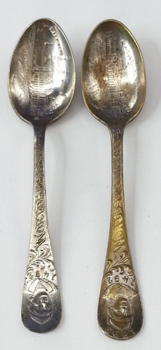 2pc silverplate chicago worlds - silverplate,