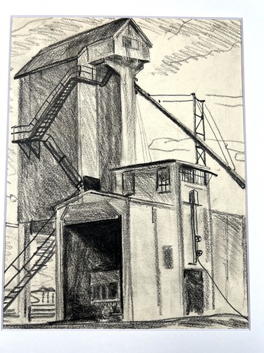 Depression era wpa drawing - depression,