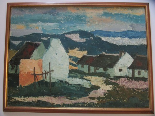 Arniston painting landscape - arniston,
