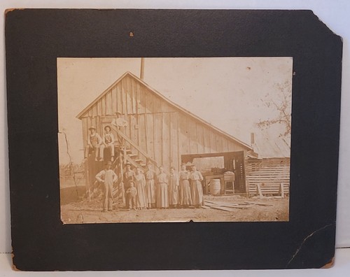 Antique photograph farm - photograph,