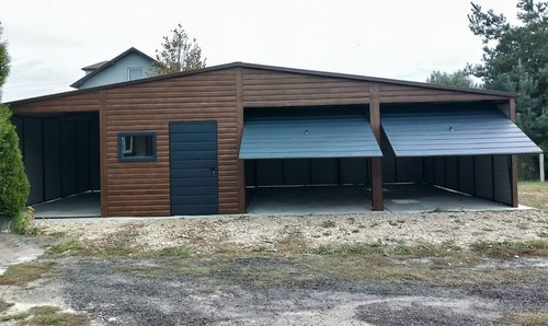 Metal garage 12m - ft, (12m