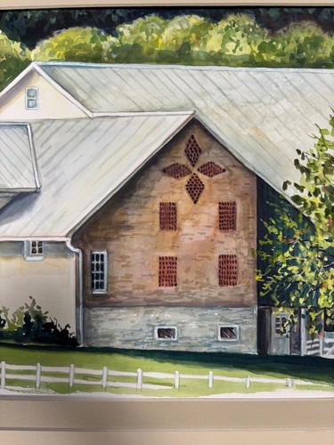 Vintage country watercolor - vintage,